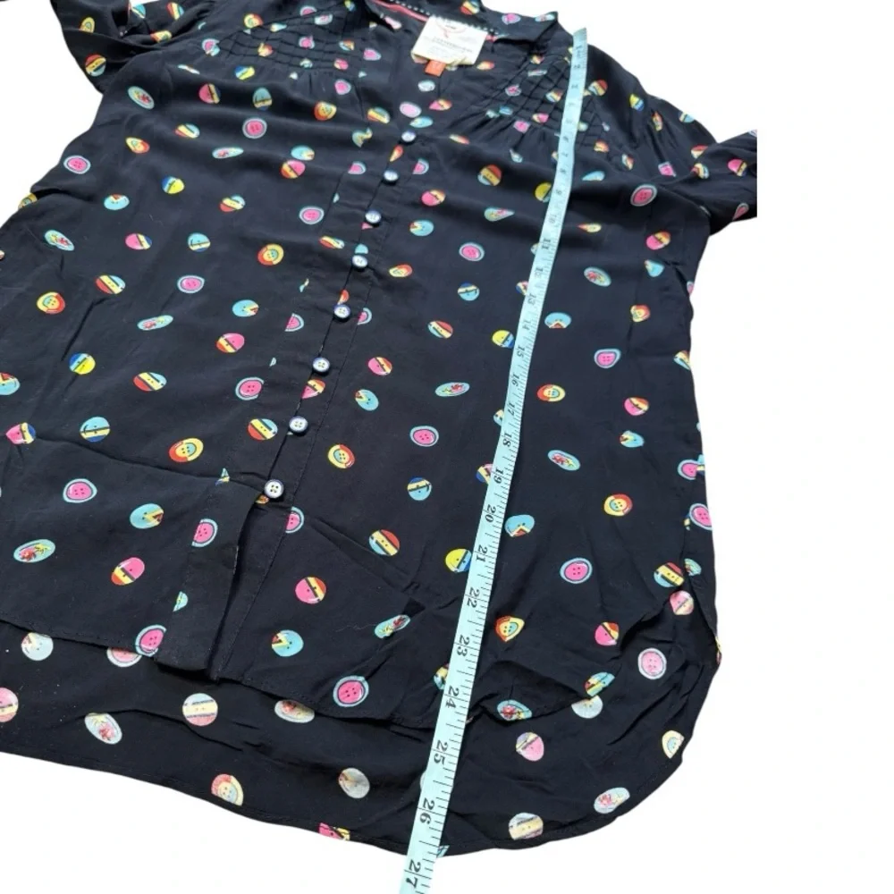 Anthropologie 13 of 52 Conversations Button Down Blouse size 6